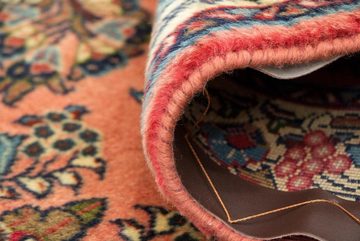 Wollteppich Sarough Teppich handgeknüpft rosa, morgenland, rechteckig, Höhe: 9 mm