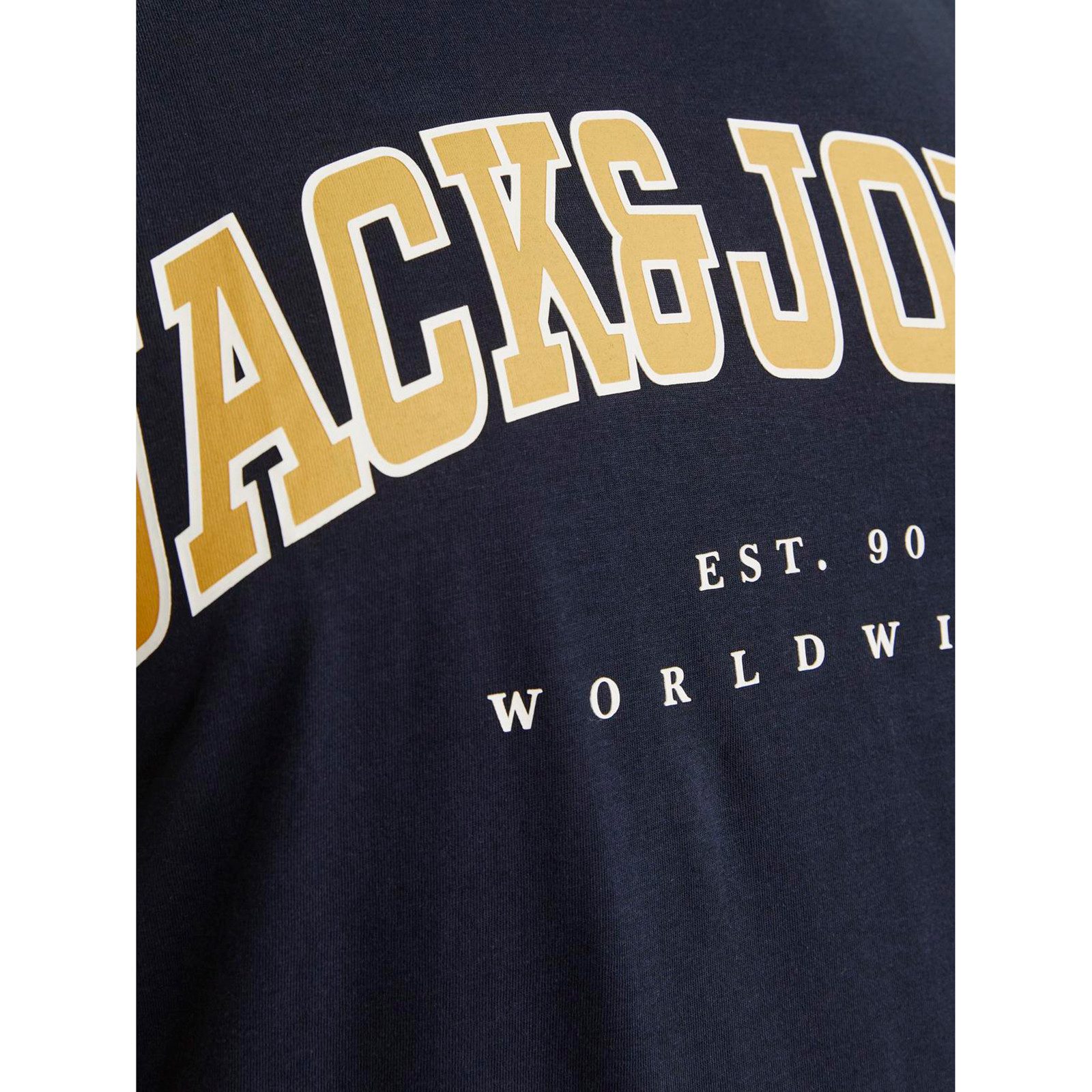 Jack & Jones Rundhalsshirt Jack&Jones Übergrößen T-Shirt navy JJECALEB VARS günstig online kaufen