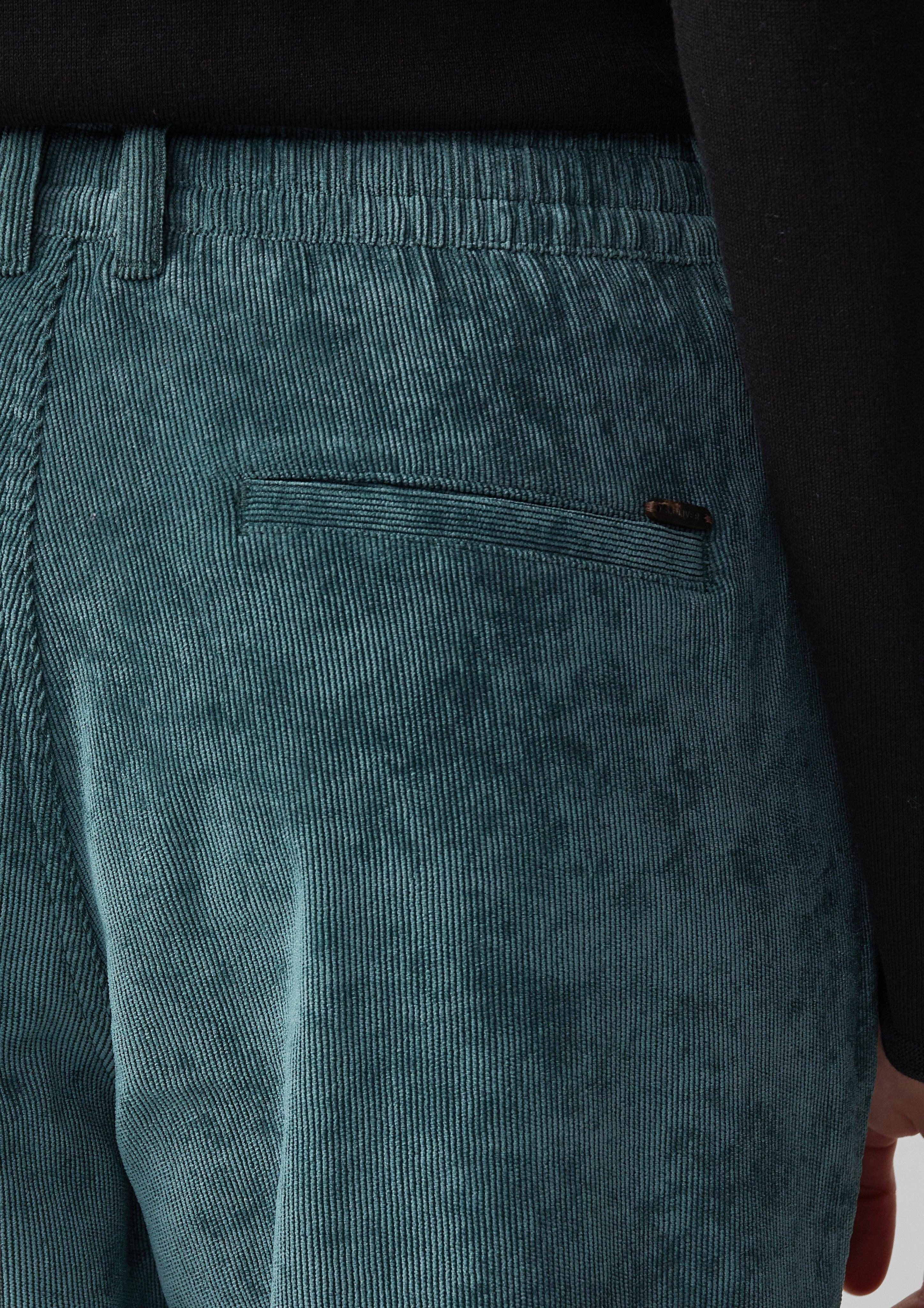 s.Oliver 7/8-Hose Ankle-Cordhose mit Elastikbund und günstig online kaufen