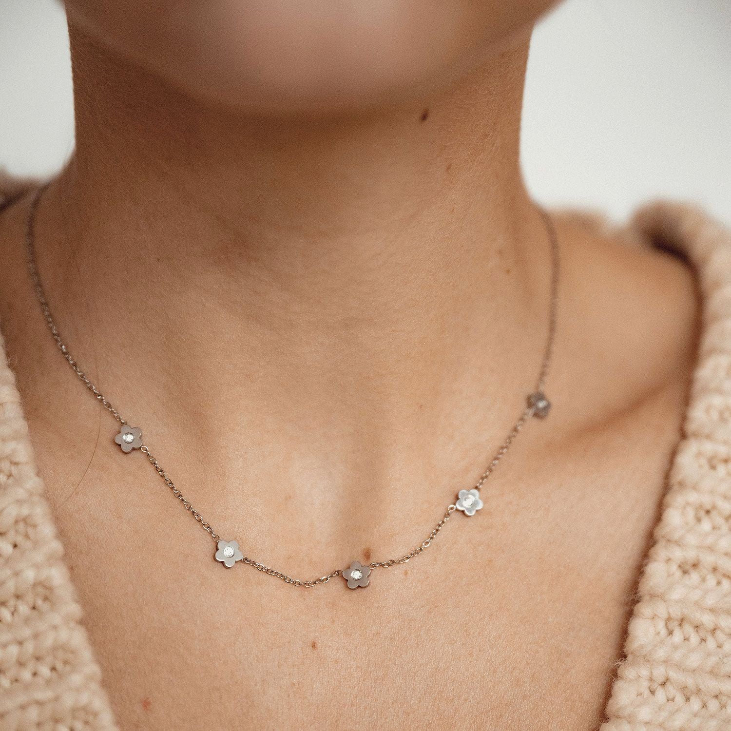 Hey Happiness Charm-Kette Blume Anhänger klein, günstig online kaufen