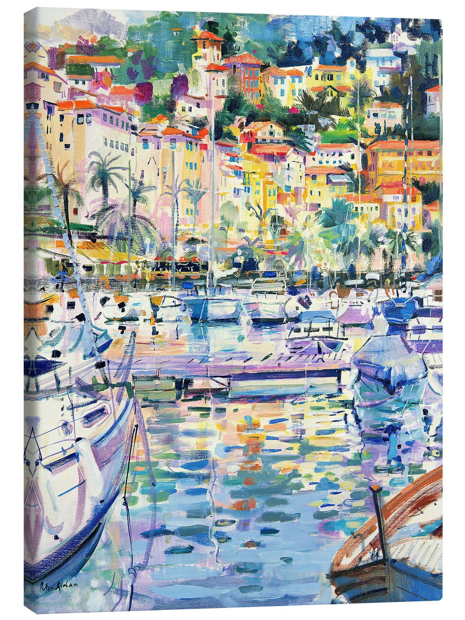 Posterlounge Wandbild Riviera Yachten, 1996, Peter Graham, erhältlich als Poster, Leinwandbild, Wandsticker oder Acrylglasbild