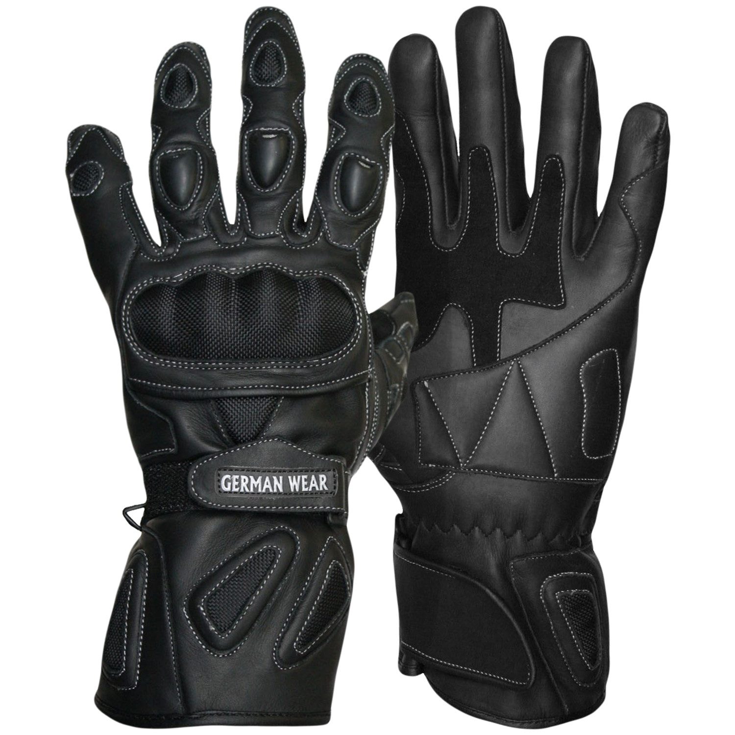 German Wear Motorradhandschuhe GW400G-M2 Lederhandschuhe Motorrad günstig online kaufen