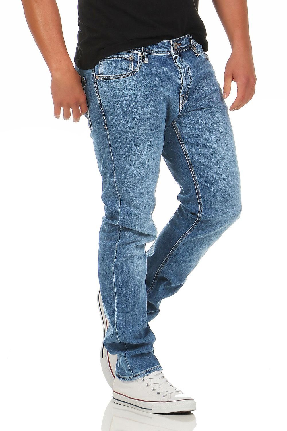 Jack & Jones Comfort-fit-Jeans Jack & Jones Mike Original Comfort Tapered H günstig online kaufen