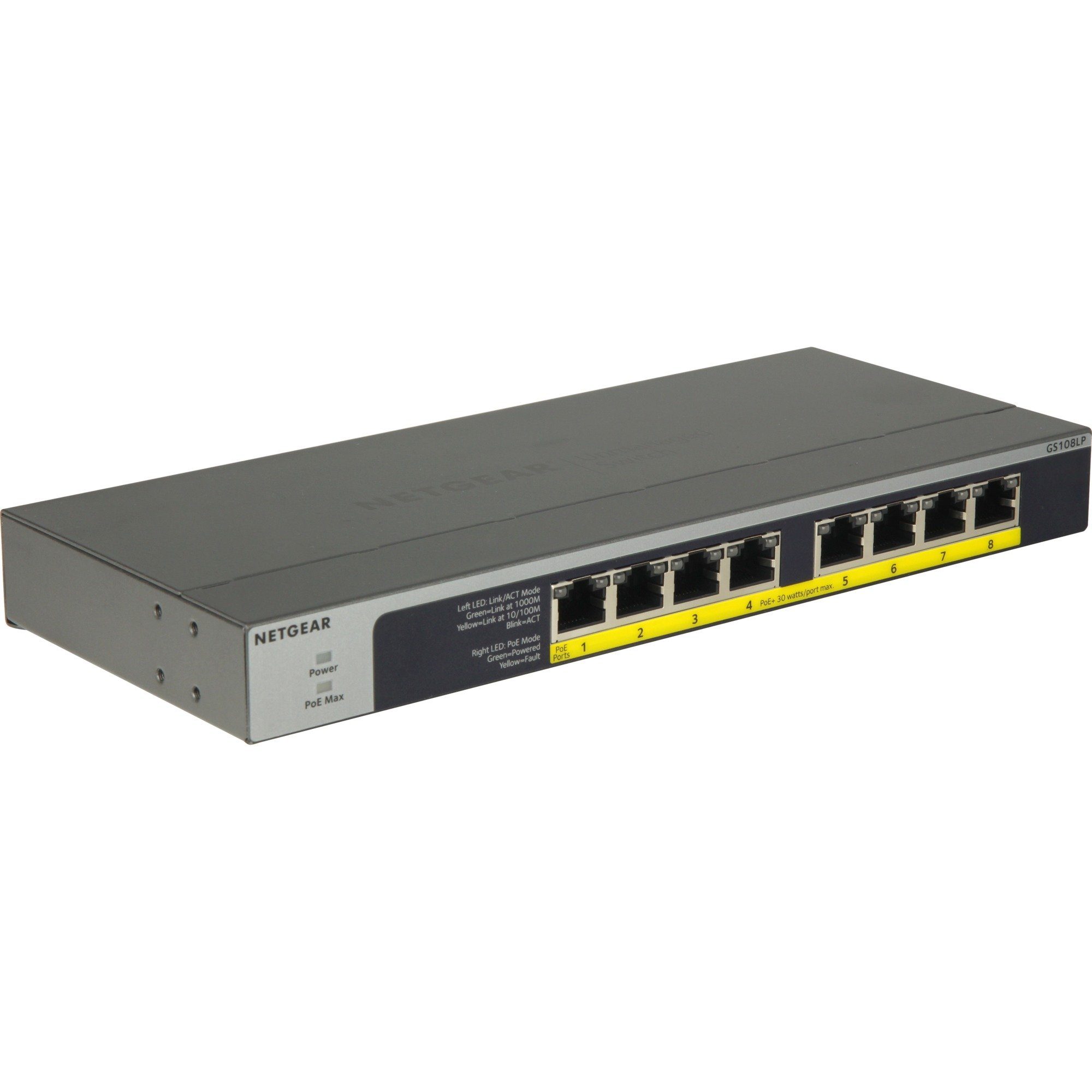 Netgear GS108LP, Switch Netzwerk-Switch