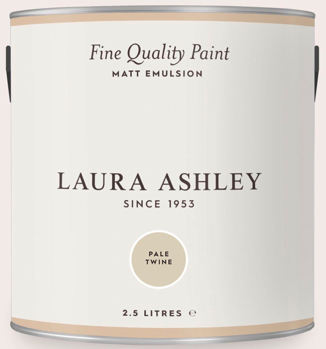 LAURA ASHLEY Wandfarbe Fine Quality Paint MATT EMULSION natural shades, matt, 2,5 L Pale Twine