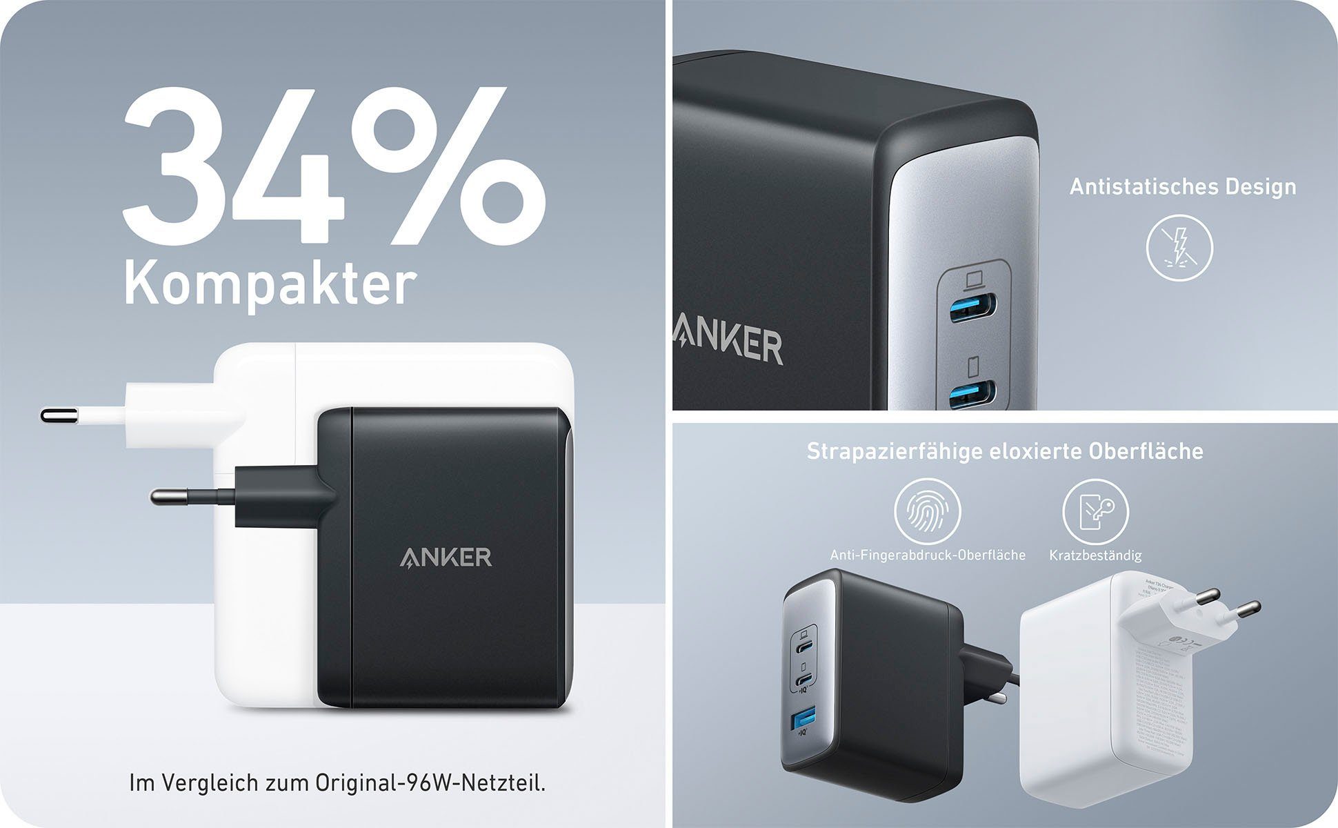 Anker 736 Charger (Nano II 100W) Smartphone-Ladegerät