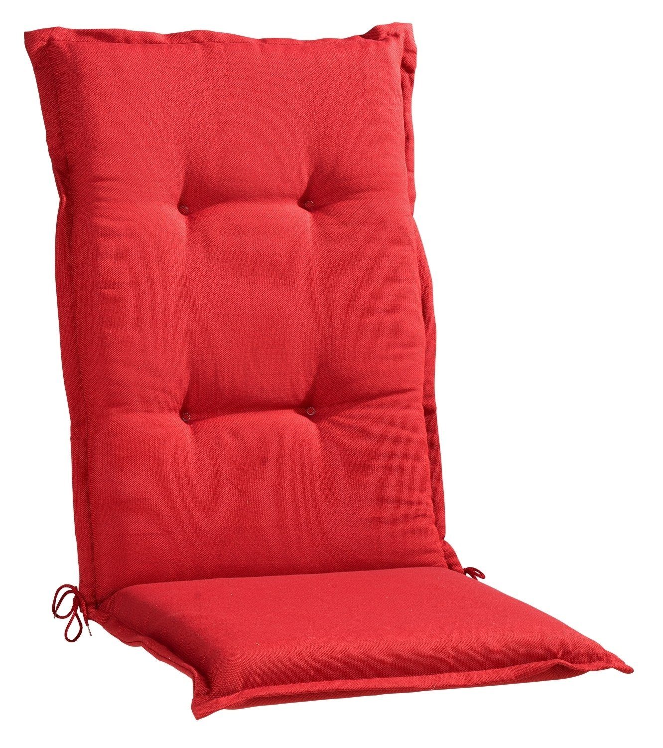 Hochlehnerauflage REDSUN, 50 x 120 cm, Rot, Polyester