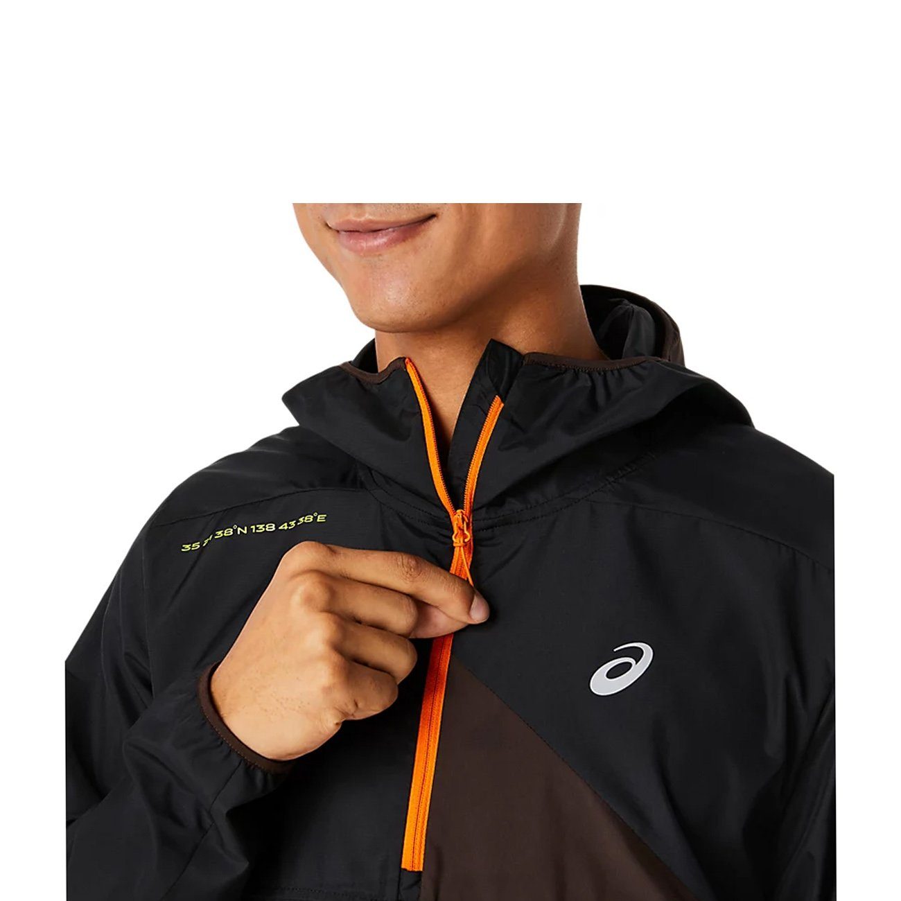 Performance Dark Fujitrail Anorak Black Asics Auburn Outdoorschuh Herren Asics