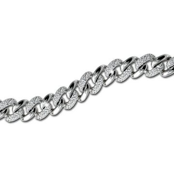 SilberDream Silberarmband SilberDream Armband Glamour 925 Silber (Armband), Damen Armband (Glamour) ca. 19cm, 925 Sterling Silber, Farbe: silber