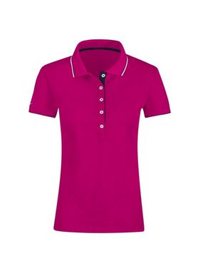 Trigema Poloshirt TRIGEMA Slim Fit Poloshirt mit langer Knopfleiste (1-tlg)