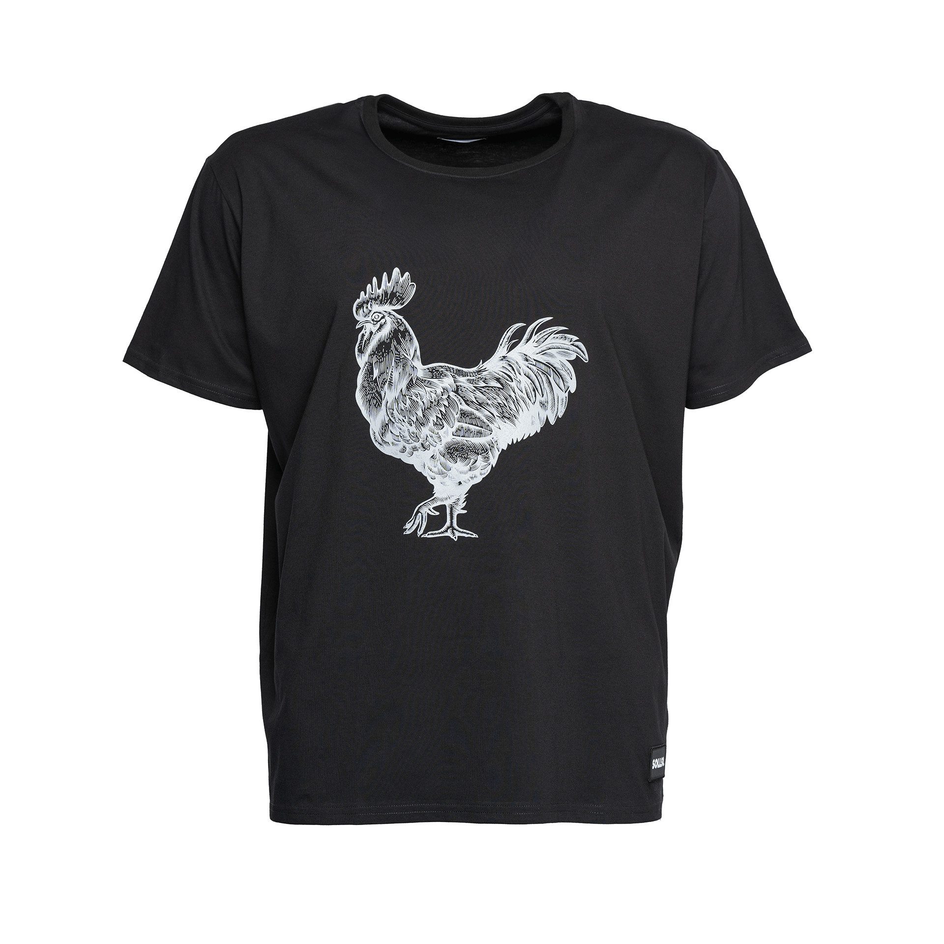 Sollso. Print-Shirt SOLLSO. T-Shirt "Rooster"