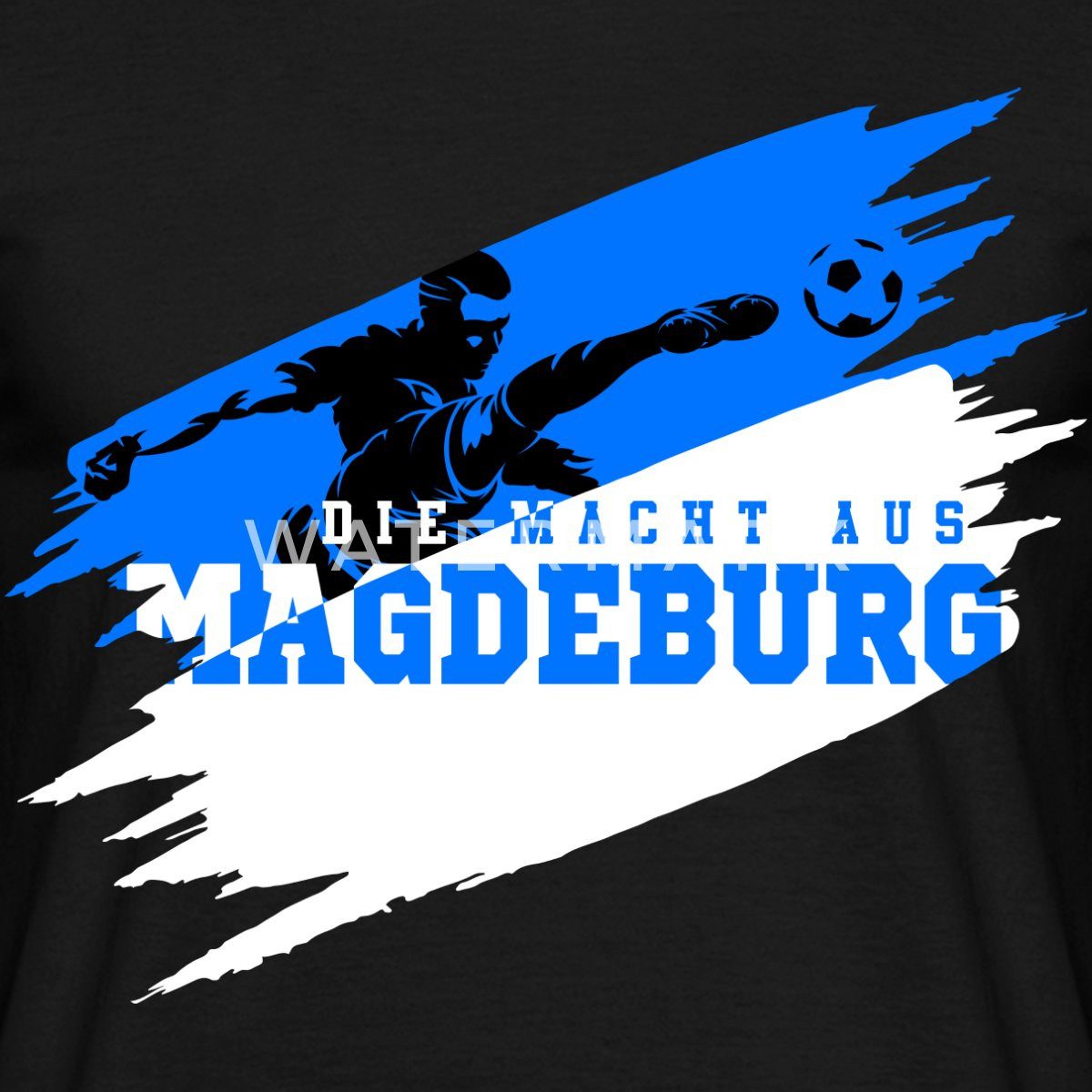 Spreadshirt T-Shirt Die Macht Aus Magdeburg Fußball Fan Männer T-Shirt (1-t günstig online kaufen