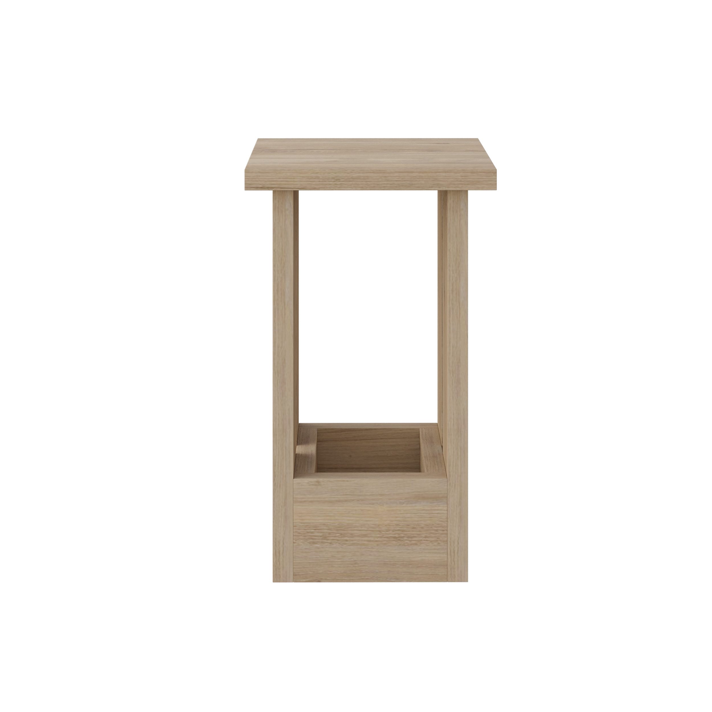 Decortie Beistelltisch Tasos, Modern Tasos Beistelltisch, 30 x 30 x 50,5 cm