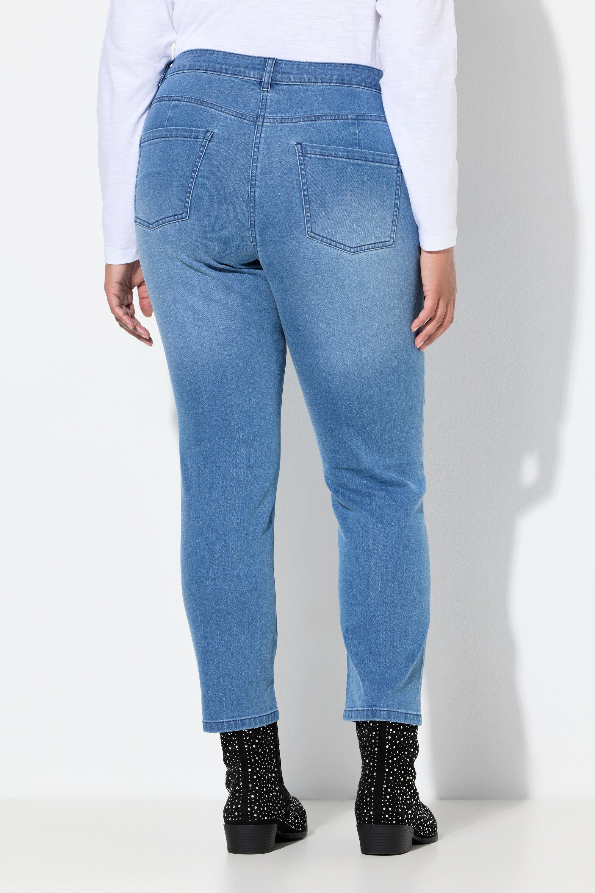 Angel of Style Regular-fit-Jeans Jeans Straight Fit Destroy-Effekte 5-Pocket – Bild 3 von 3