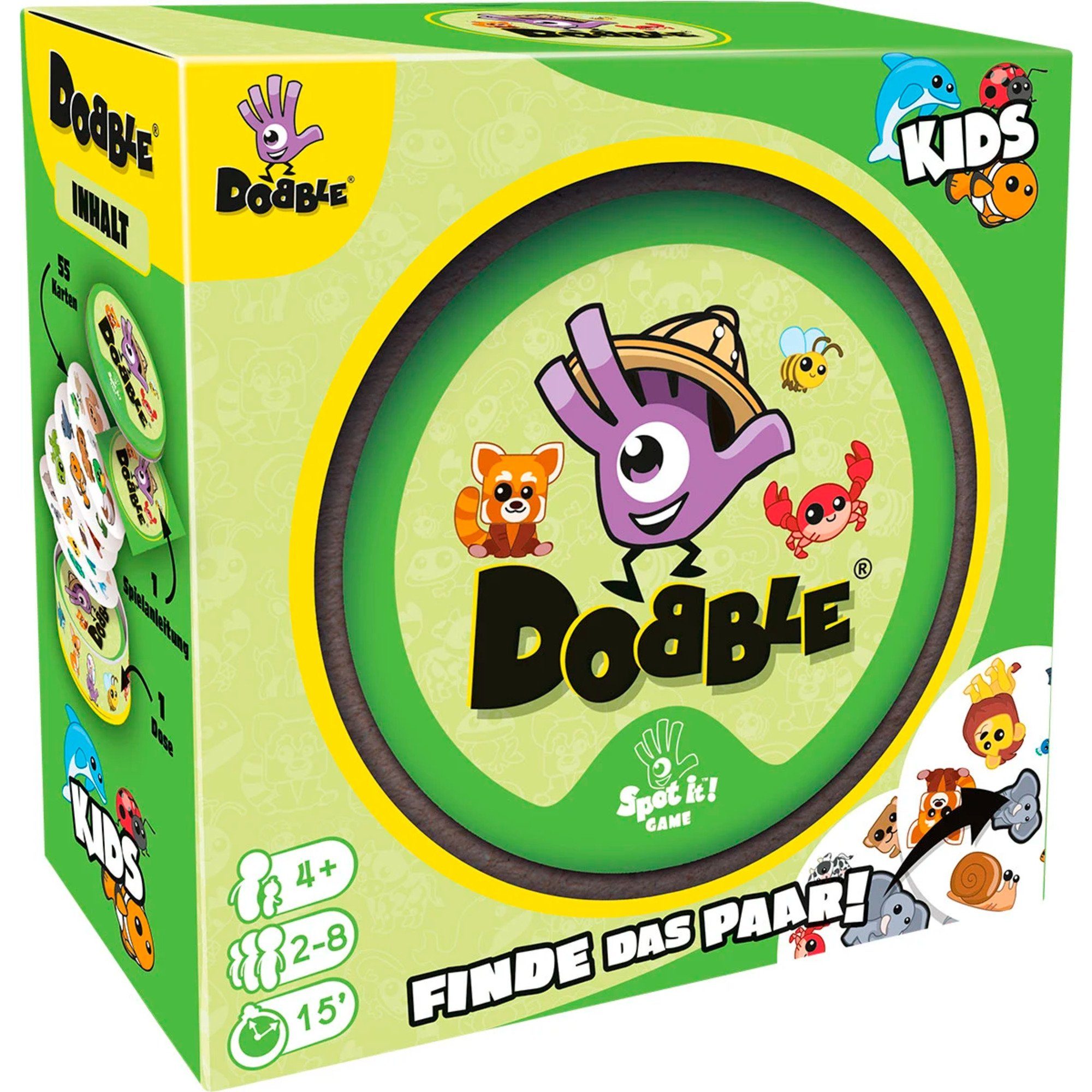 Asmodee Spiel Asmodee Dobble Kids, Kartenspiel