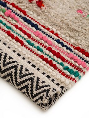 Teppich Winnie, benuta, rechteckig, Höhe: 21 mm, Kunstfaser, Berber, Ethno-Style, Wohnzimmer