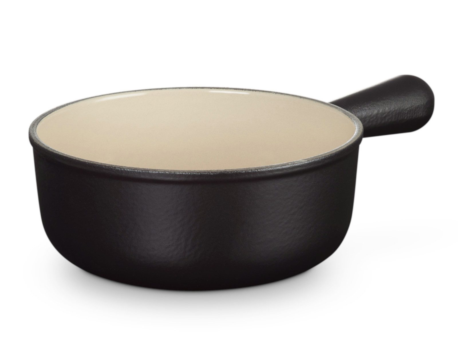 LE CREUSET Fondue Caquelon Tradition schwarz matt 20cm