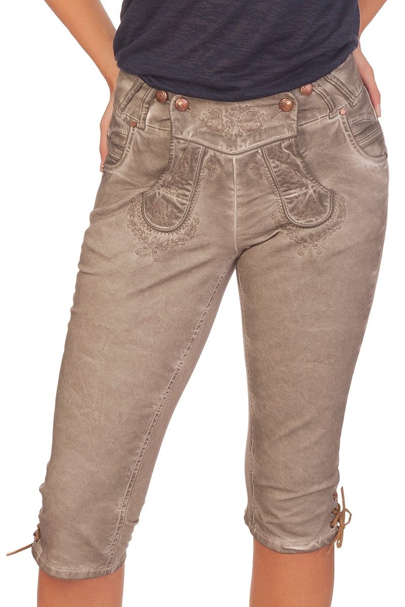Hangowear Trachtenjeans Trachtenjeans Damen - NICOLE - beige