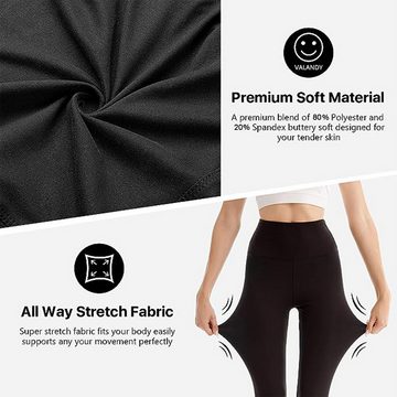 Anqier Trainingshose Sporthose Hose,Funktionsleggings,Sport Leggings,Trainingstights (Bauchkontrolle, Fitness Sporthose mit Tasche,High Waist,Damen Sporthose Hose, Stretchhose für Training, Fitnessstudio oder Yoga)