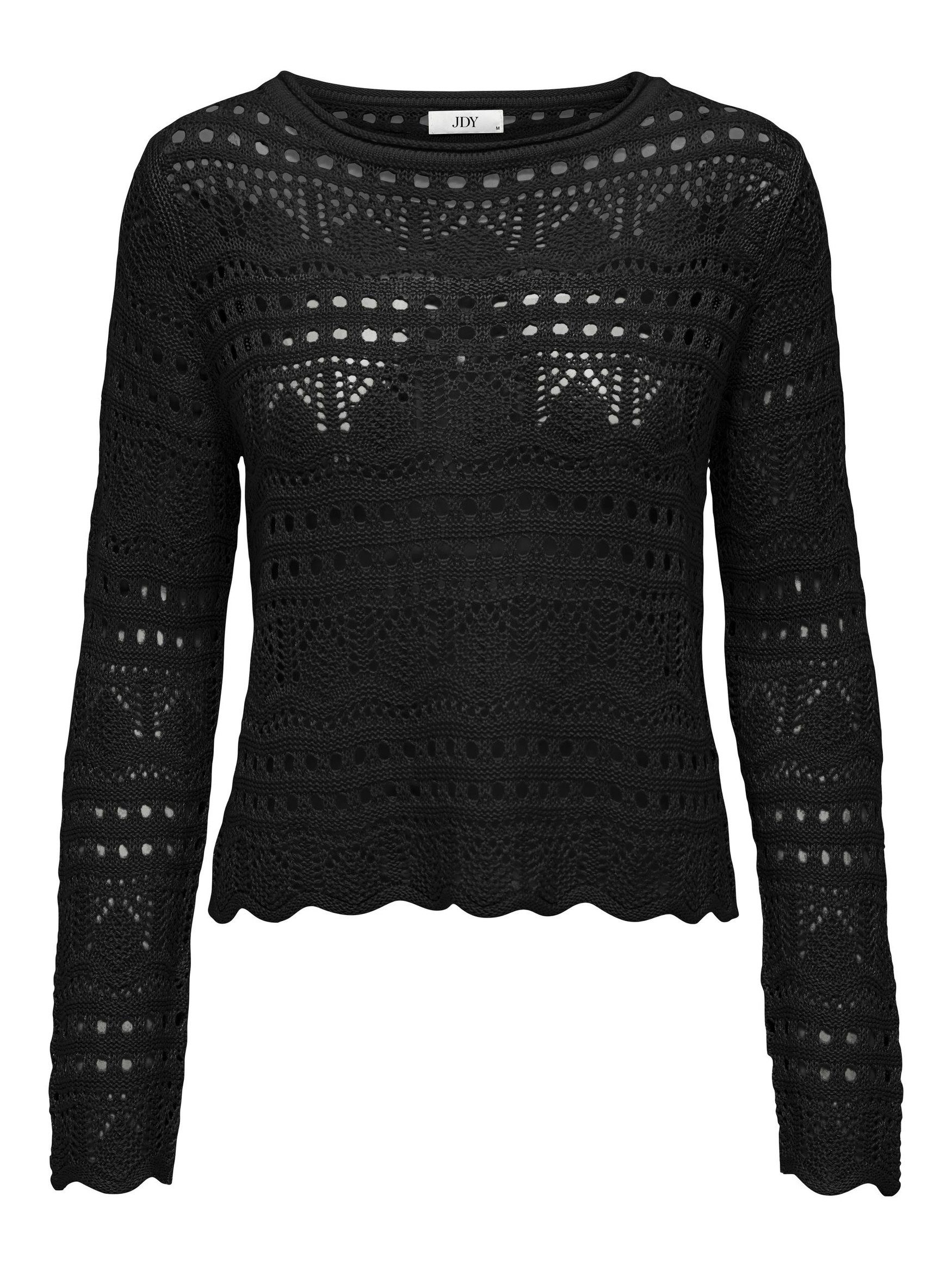 JACQUELINE de YONG Strickpullover Legerer Feinstrick Weiches Vintage Strick günstig online kaufen