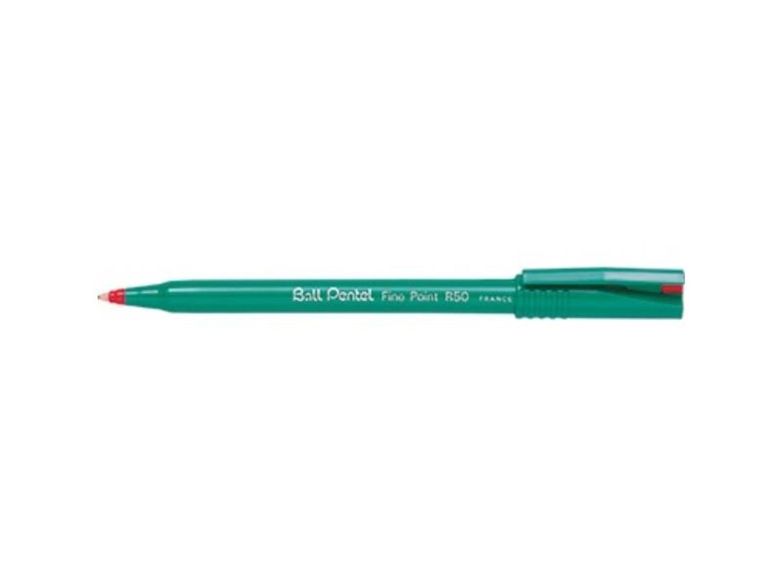 Tintenroller Pentel Tintenroller Ball R50-B 0,4mm Kappenmodell rot