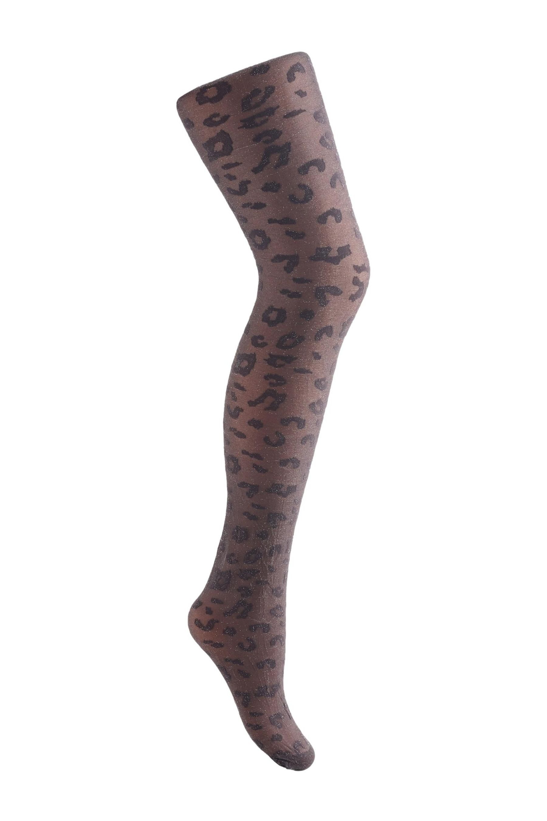 Rockett St George Basicsocken Rockett St George Strumpfhose mit Leopardenmu günstig online kaufen