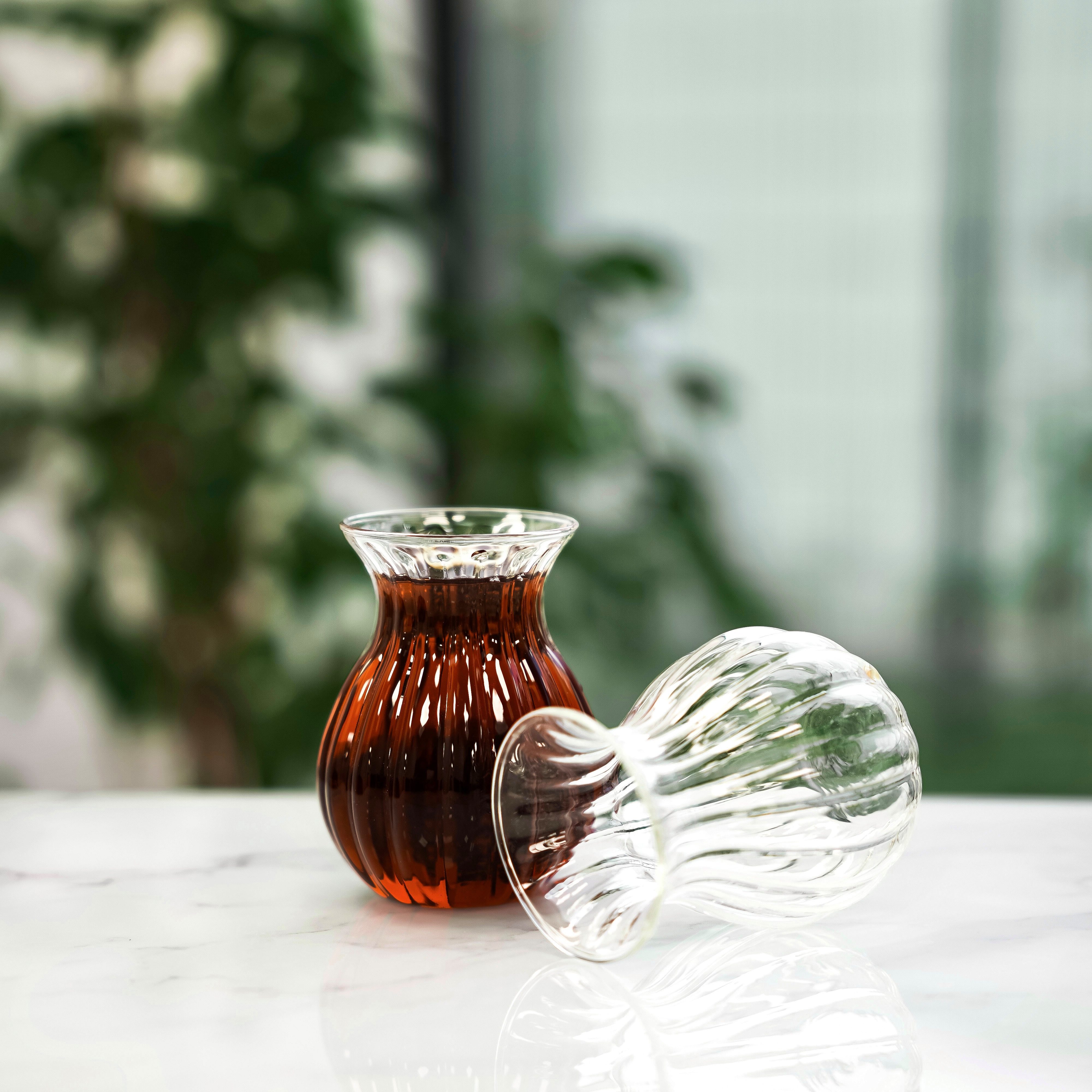 Almina Teeglas Luana Teegläser-Set 6-teilig - 160 ml, für türkischen Tee, 6-tlg., Glas – Bild 2 von 4