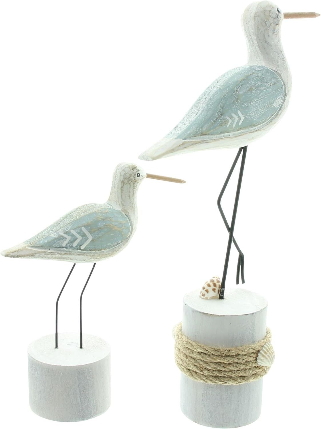 Dekoleidenschaft Dekofigur "Vogel" aus Holz, maritime günstig online kaufen