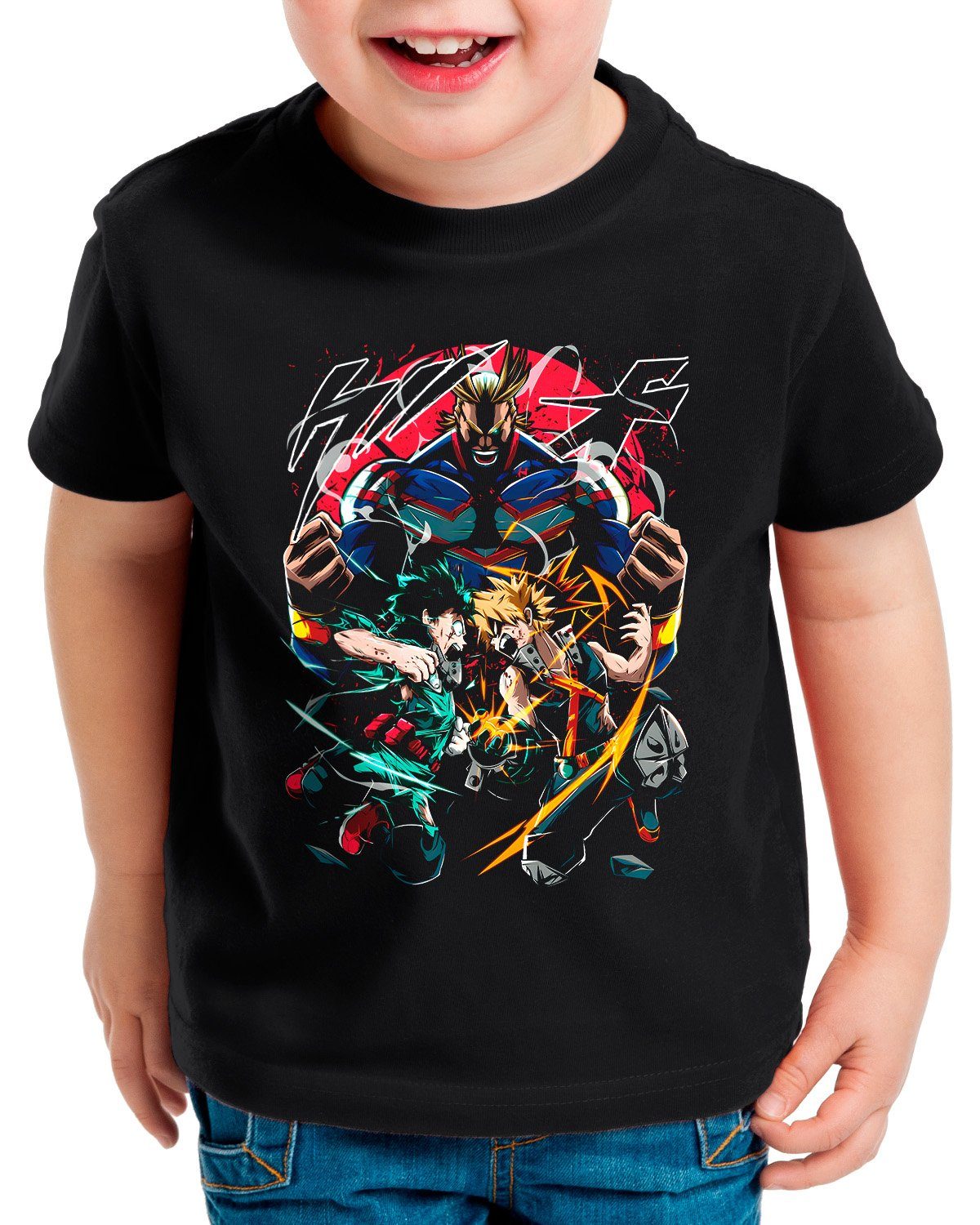 Hero T-Shirt Kinder School my manga hero academia style3 Print-Shirt cosplay anime