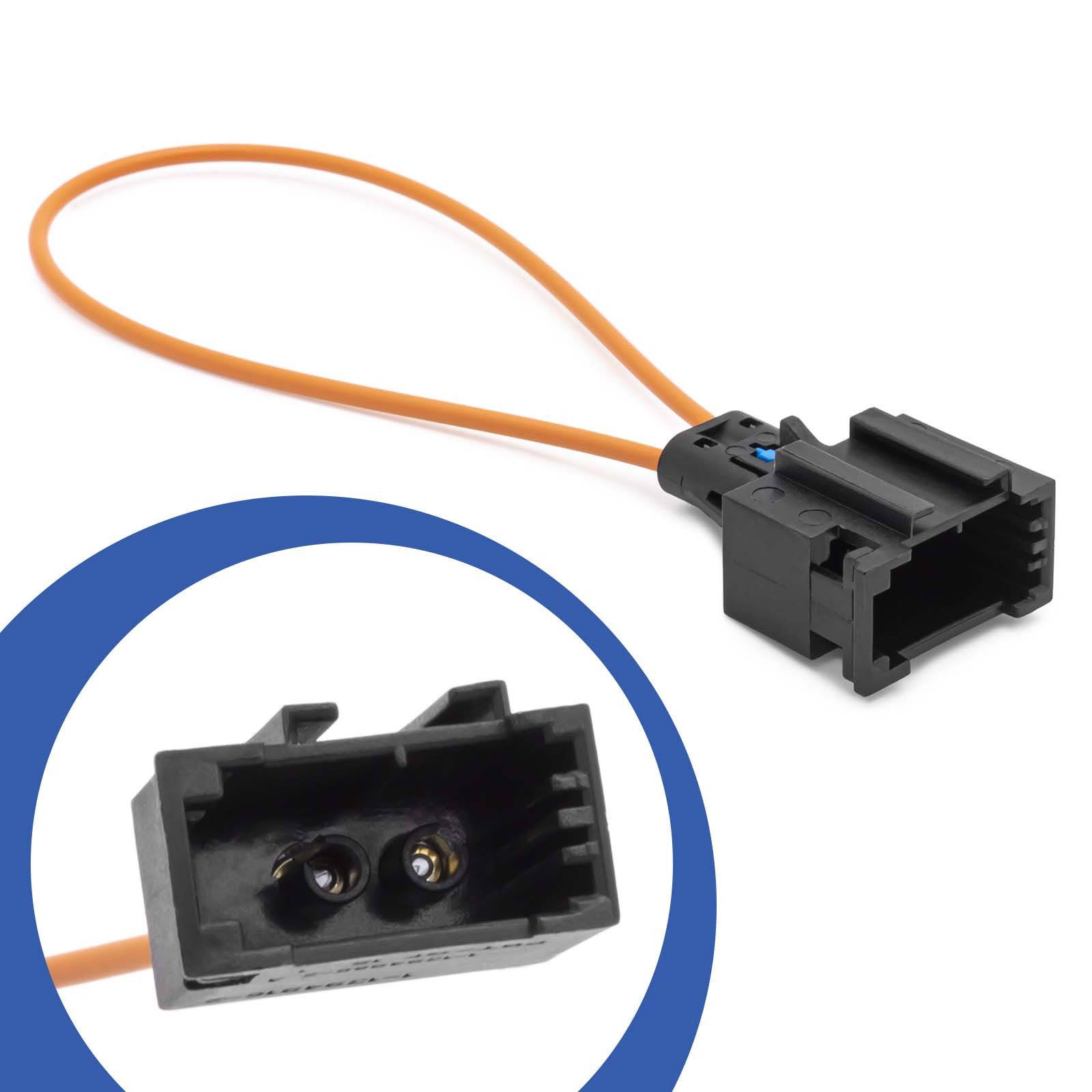 Brücken Stecker MOST Lichtwellenleiter LWL Kabelsatz KFZ-Adapter
