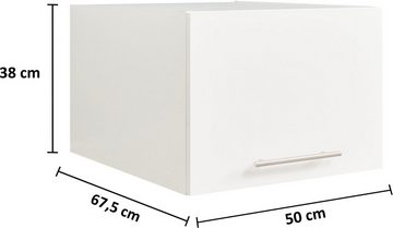 freiraum Schrankaufsatz LAUNDREEZY, in weiß, Holzwerkstoff - 50x38x67,5cm (BxHxT)