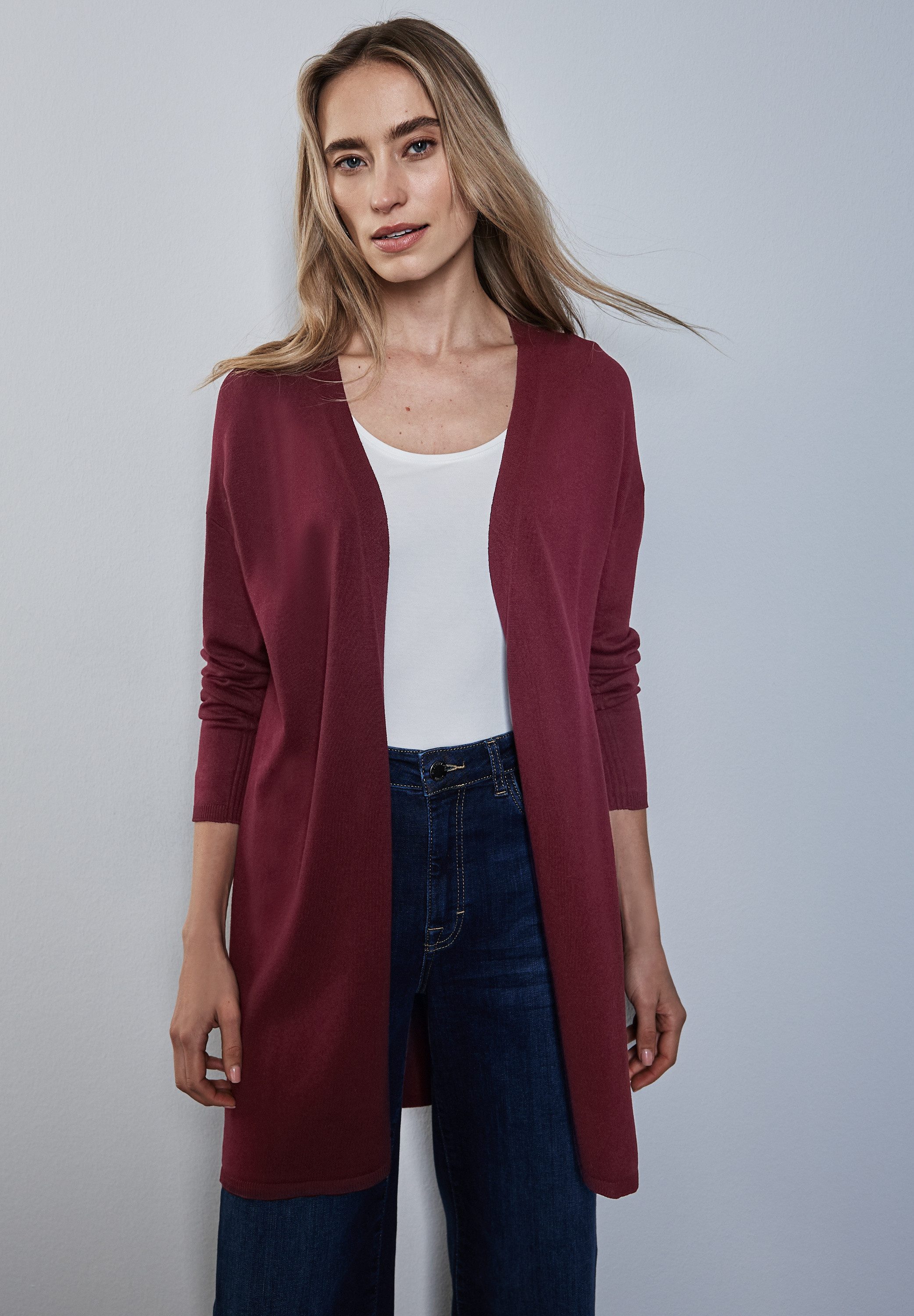 STREET ONE Strickjacke aus softer Viskose