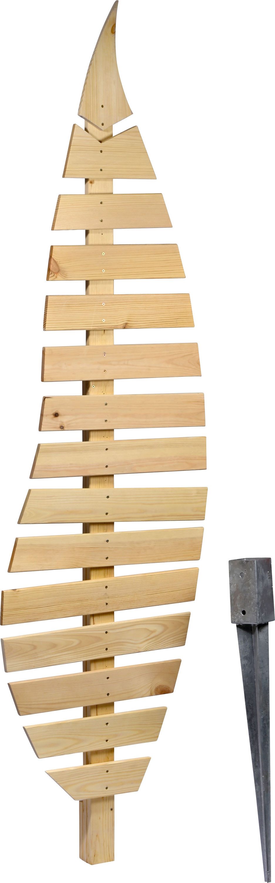 dobar Rankhilfe Großes Design-Rankgerüst "Bambus", 49 x 6 x 197 cm (L x B x H) – Bild 2 von 5