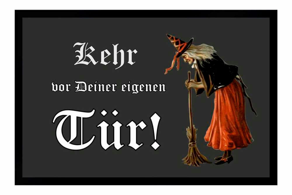 Ladreas Fußmatte Schmutzfangmatte Kehr vor Deiner günstig online kaufen