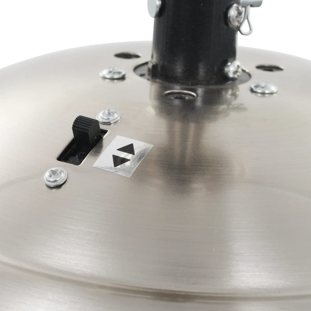 vidaXL Deckenventilator Dekorativer Leuchtmittel 128 mit cm Deckenventilator Weiß