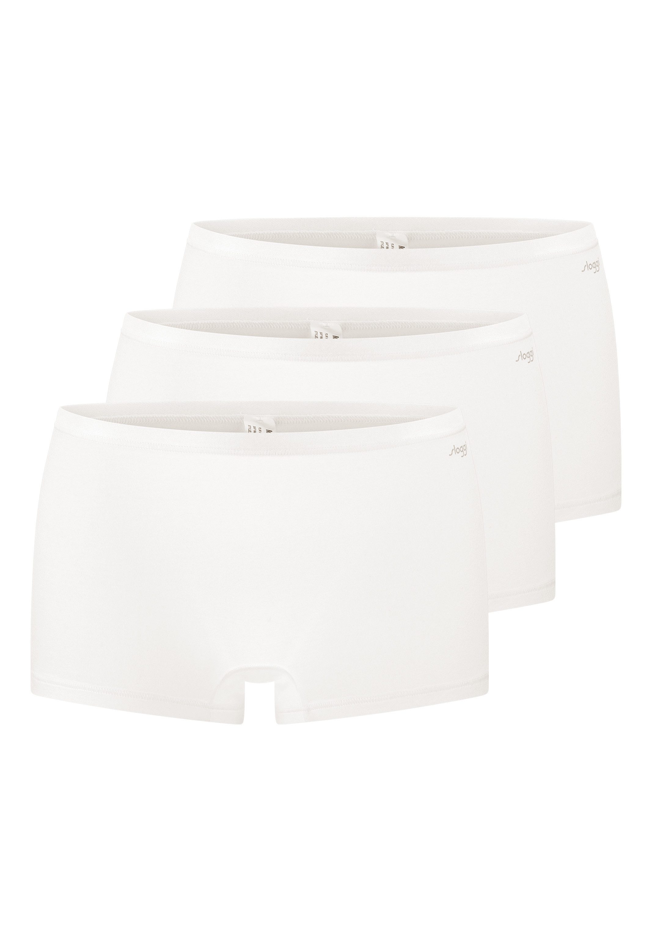 sloggi Panty 3er Pack GO Daily Cotton (Spar-Set) Short Slip - Baumwolle - Atmungsaktiv