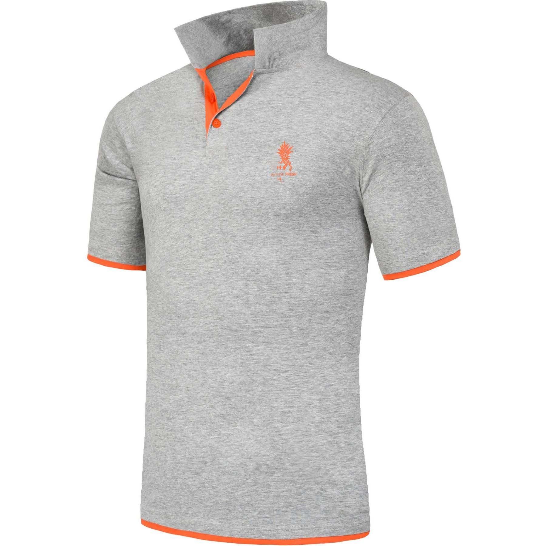 Nebulus Poloshirt BRAM, F110 - Herren, grau meliert, L