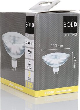 BOLD LED-Leuchtmittel Quinn, GU10, Warmweiß