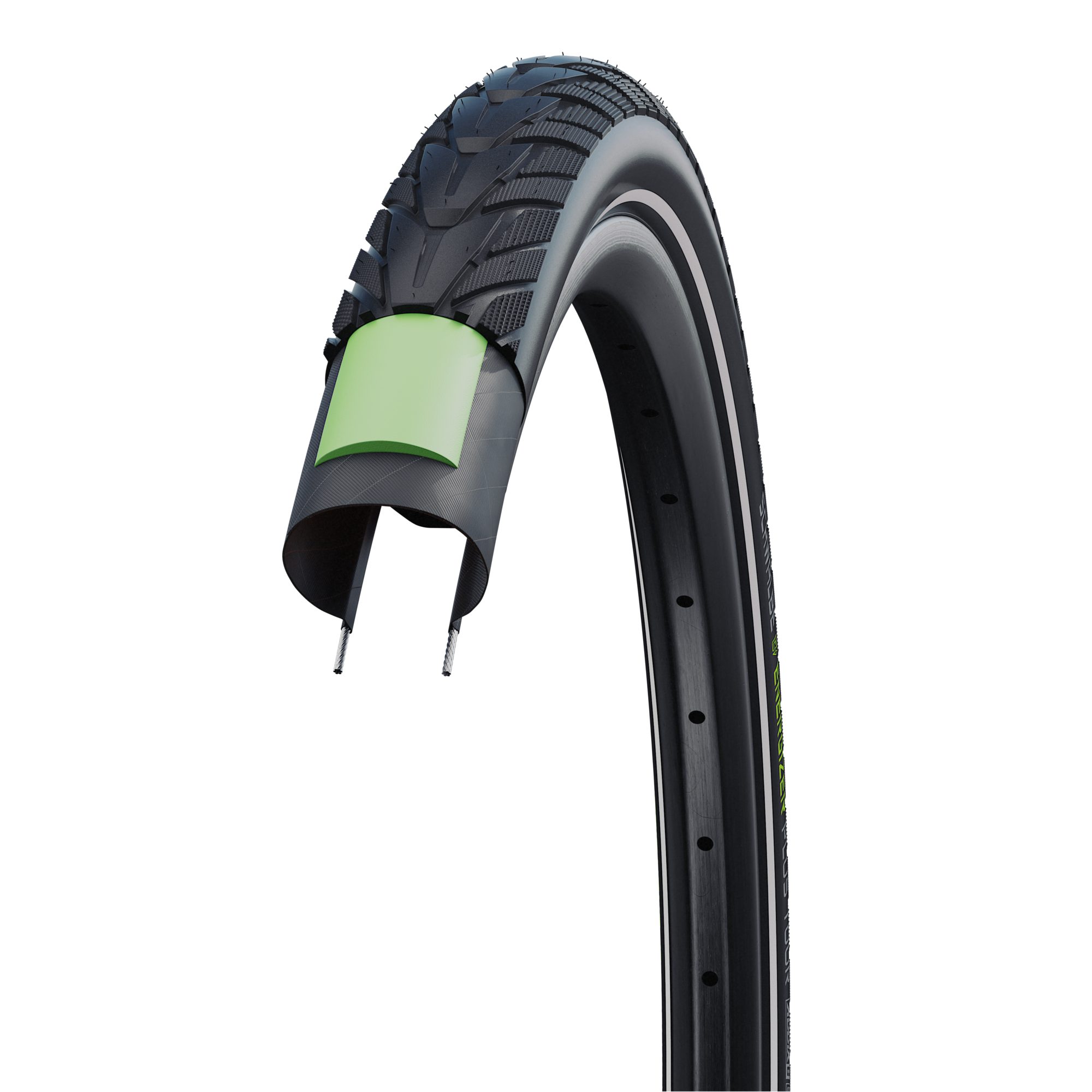 Fahrradreifen Schwalbe Energizer Plus 55-622 Addix E GreenGuard Reflex (28x2.15
