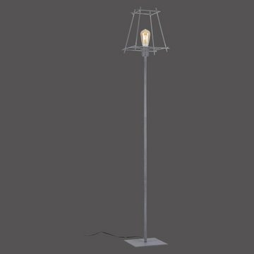 click-licht Stehlampe Stehleuchte Lilou in Grau E27, keine Angabe, Leuchtmittel enthalten: Nein, warmweiss, Stehlampe, Standlampe
