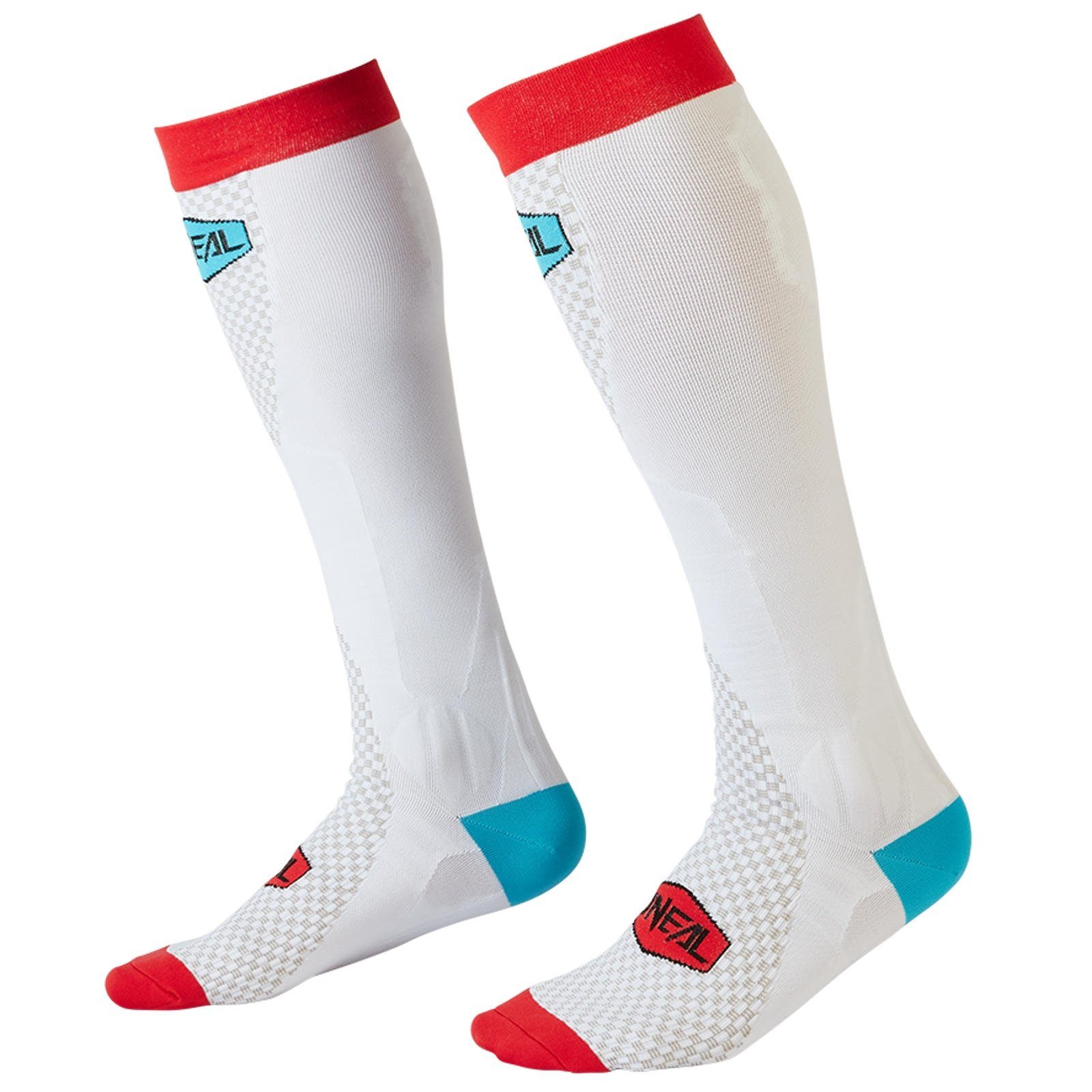 O’NEAL Sportsocken Blau Rot