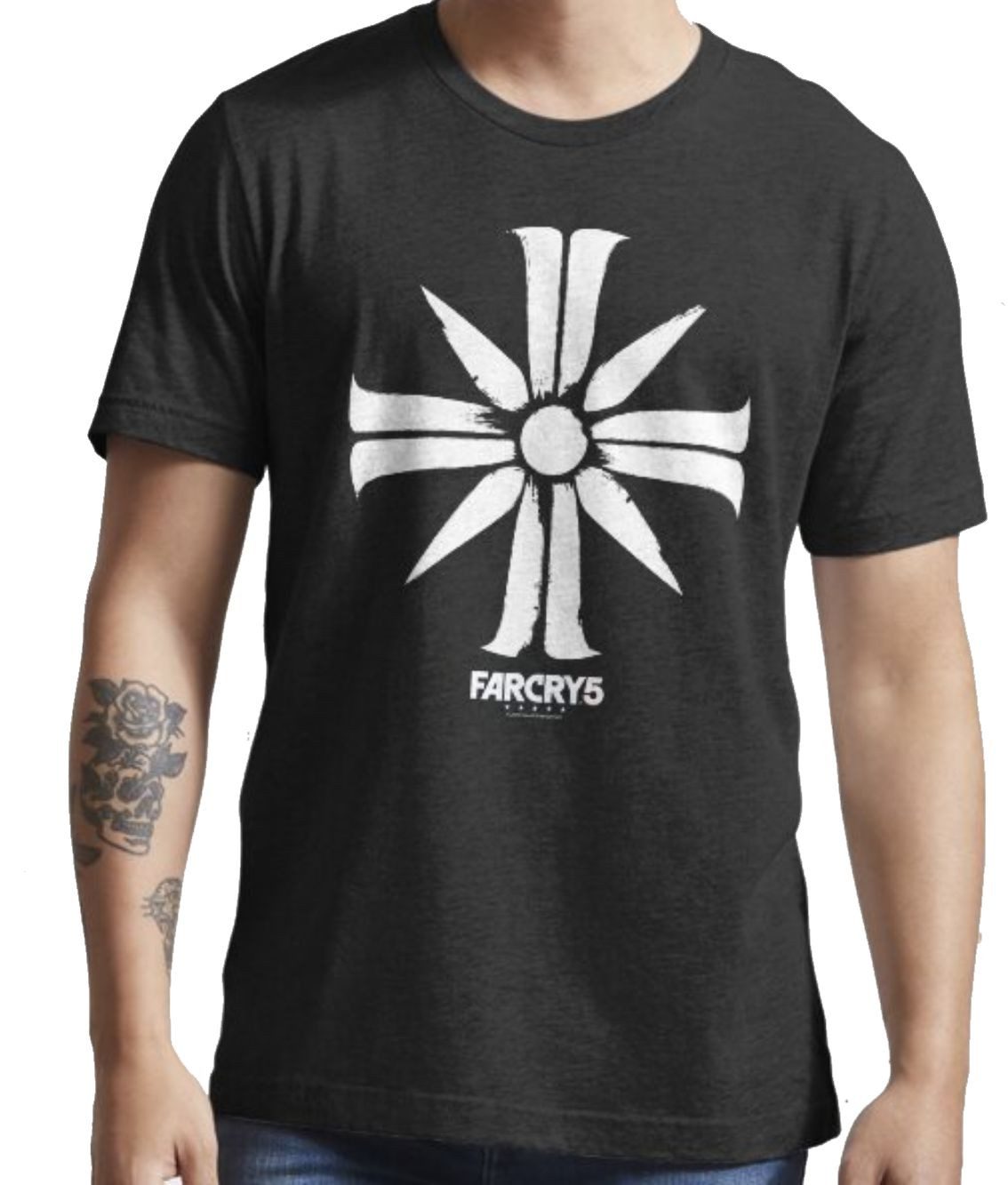Print-Shirt FARCRY 5 T-Shirt Cult Logo Hope Country s-xxl