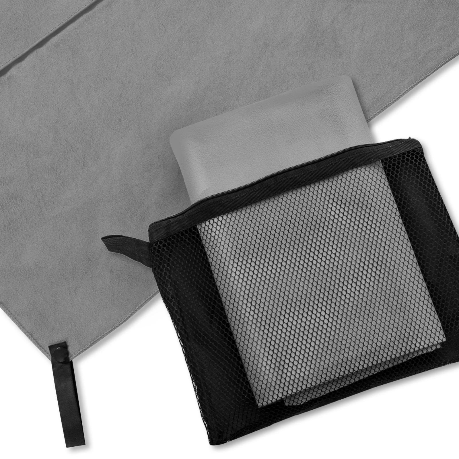 Dry, schnelltrocknend Grau Handtuch Magic Saugstark, Floordirekt Mikrofaser-Handtuch