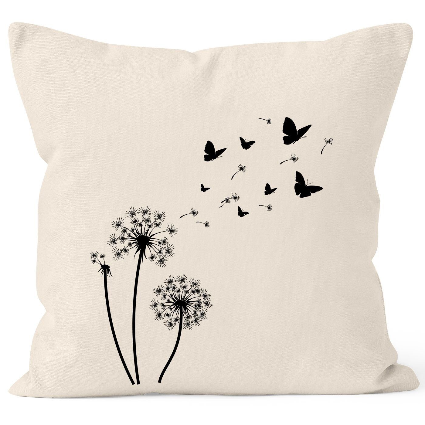 Autiga Dekokissen Kissenbezug Pusteblume Schmetterlinge Dandelion günstig online kaufen