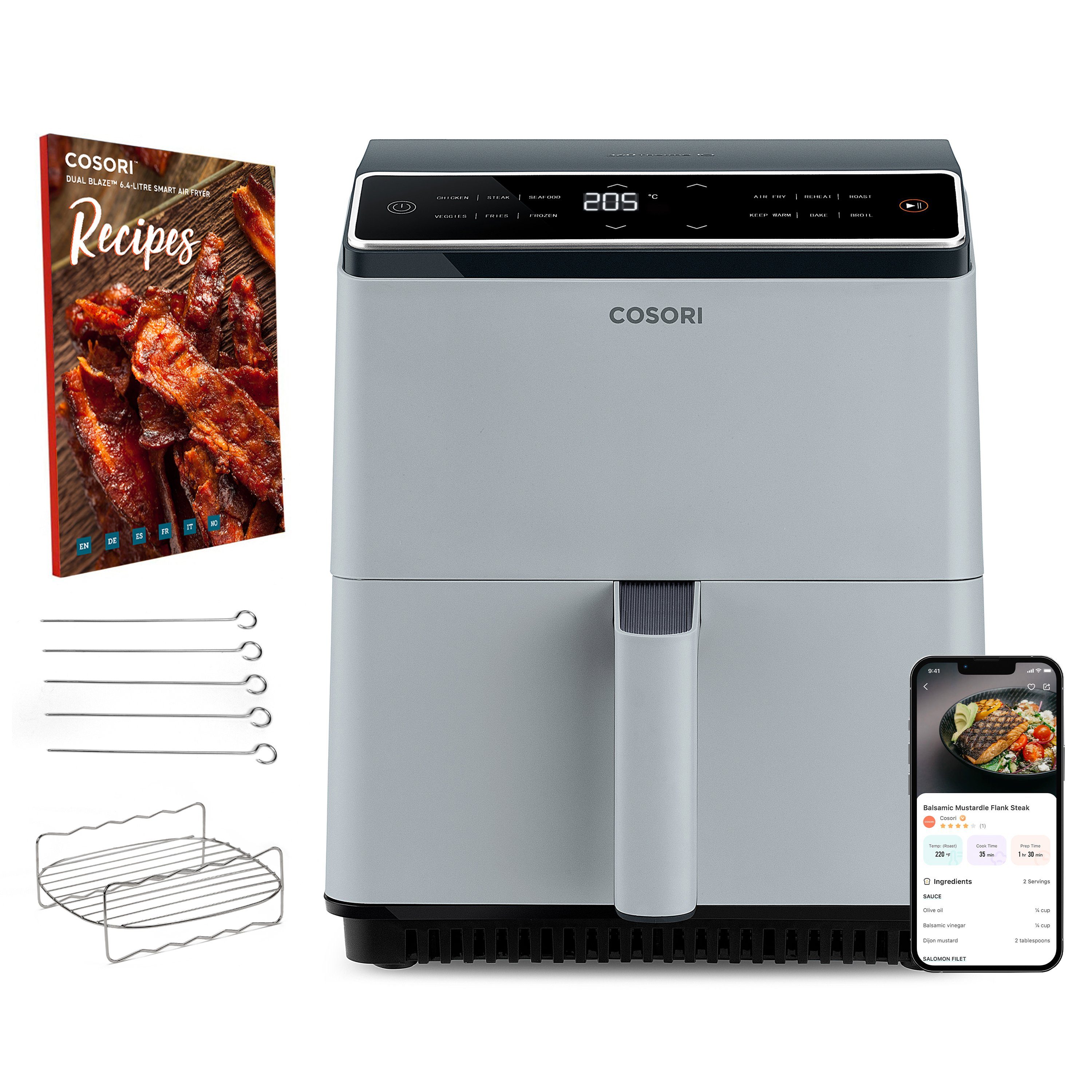 Cosori Heißluftfritteuse, 1750,00 W