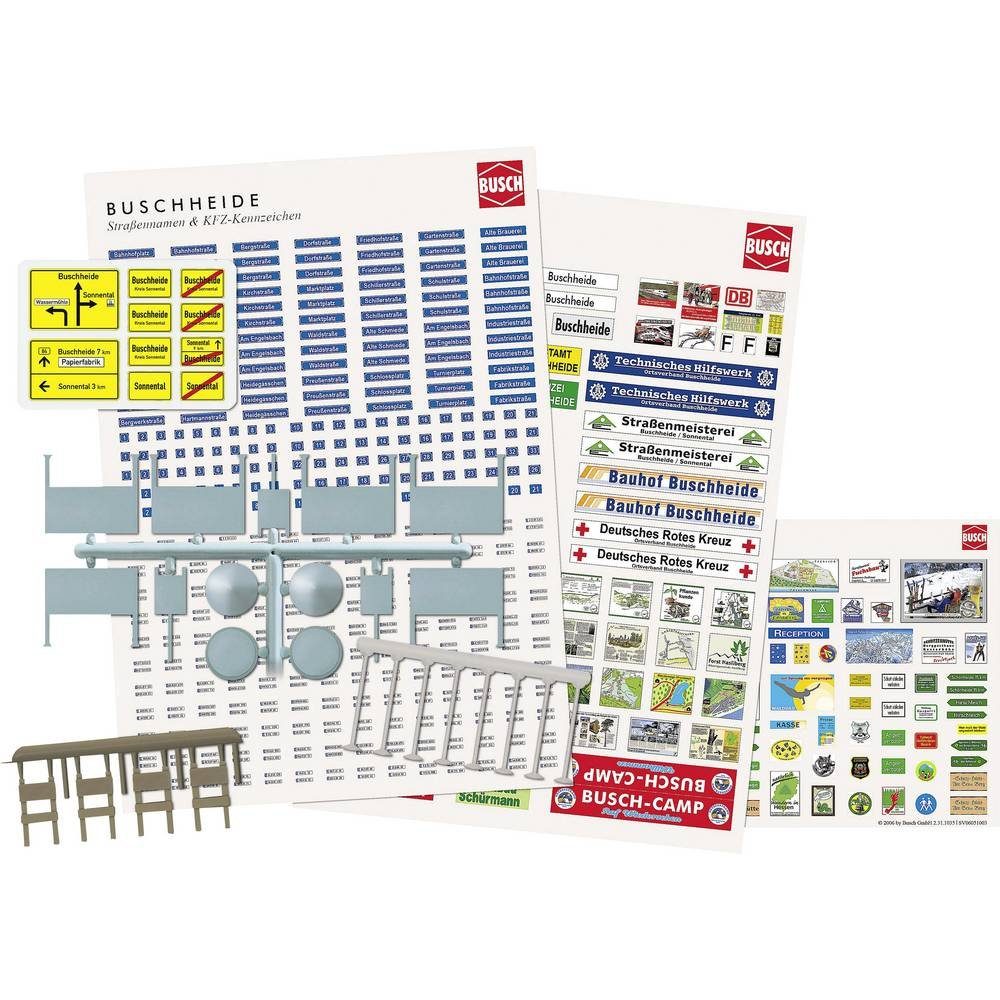 Busch Modelleisenbahn-Применитьgelände H0 Deko-Set "heide" 1173