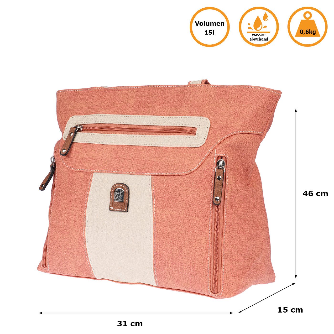 Henkeltasche Große Damen Tasche Schultertasche Umhängetasche