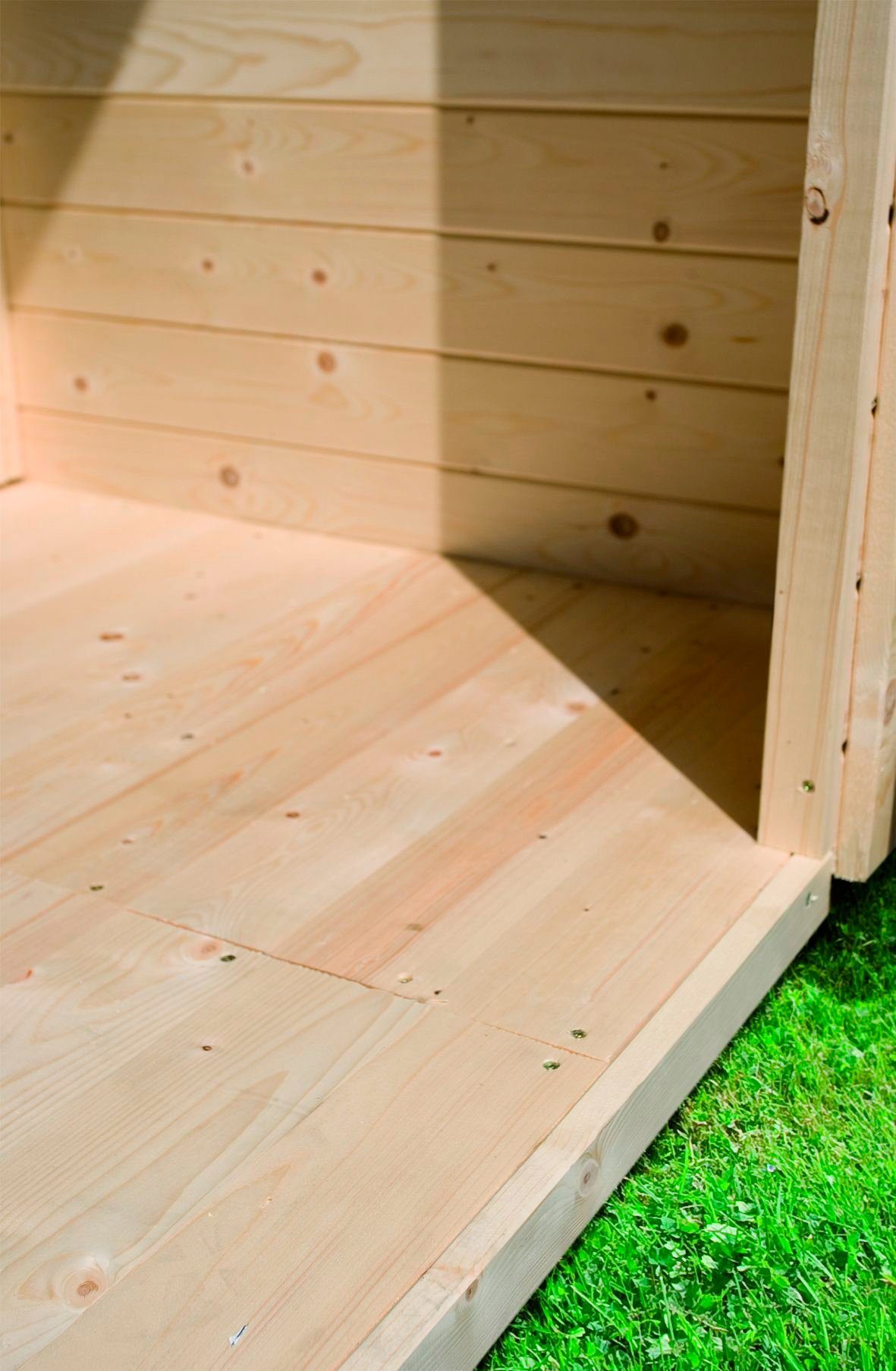 Karibu Gartenhaus-Fußboden, BxT:370x280 cm, für Gartenhäuser