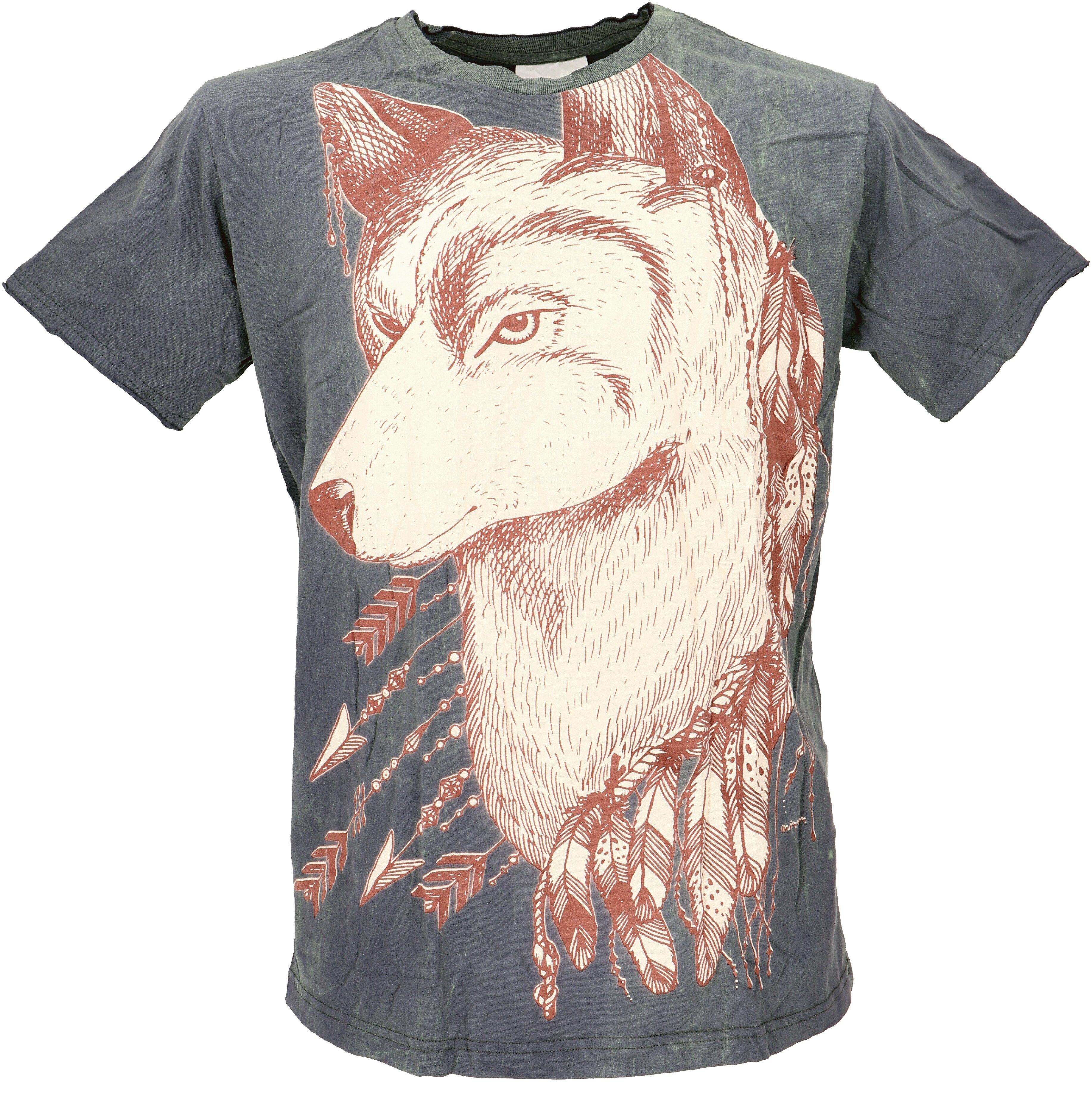 Guru-Shop T-Shirt Mirror Herren T-Shirt, Yoga günstig online kaufen