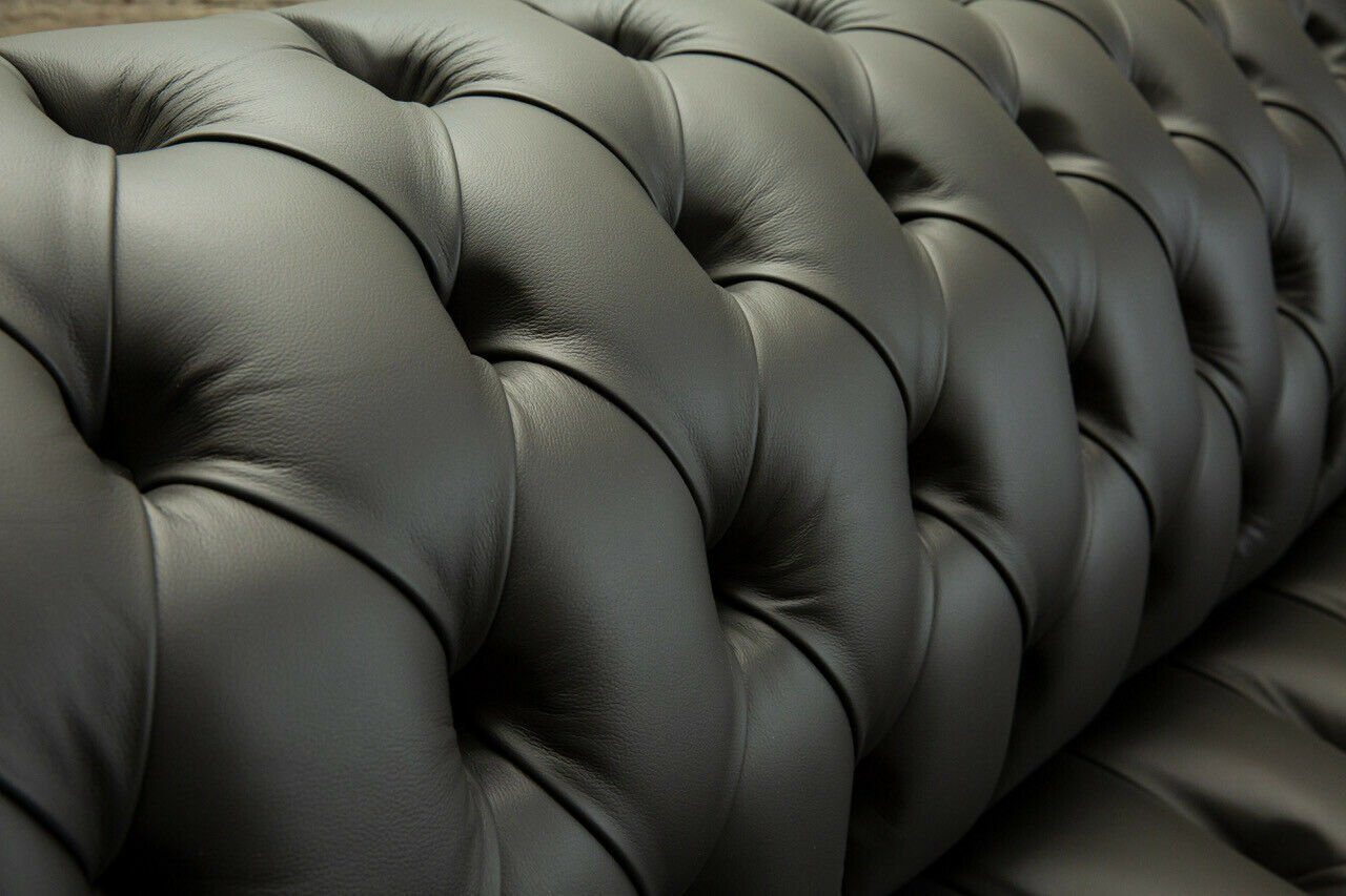JVmoebel Chesterfield-Sofa, Chesterfield 4 Sitzer cm 265 Sofa Couch Design Sofa